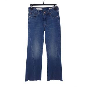 Pilcro and the Letterpress High Rise Flare Jeans Women's 25 Raw Hem OB712176